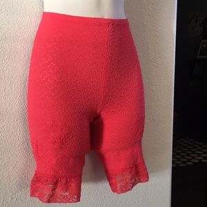 Vintage Charmode Lace knickers with Garters Medium